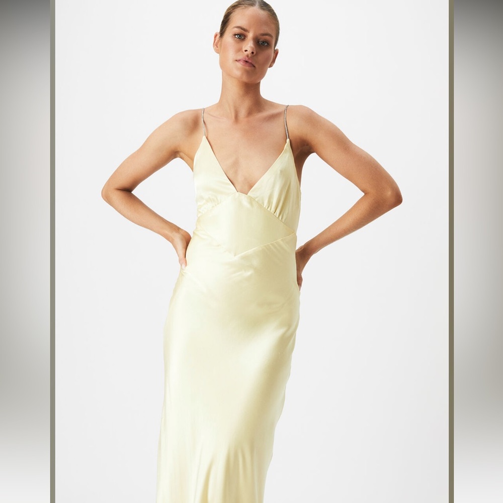 Bardot Capri Diamonte slip dress